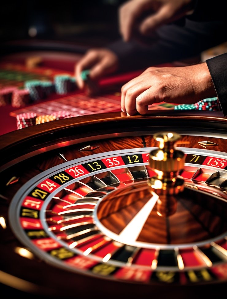 Multiple live casino tables showing roulette wheel and card games